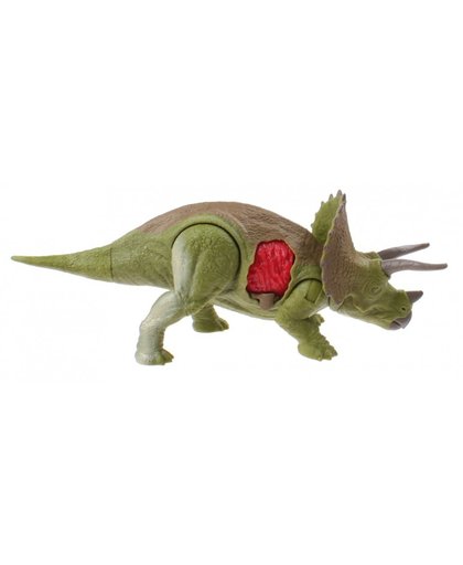 Jurassic World dinosaurus Triceratops 16 cm groen