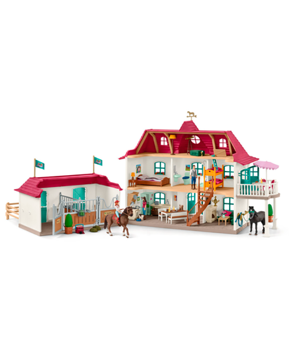 Schleich - Large horse stable with house and stable (42416)
