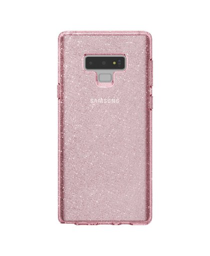spigen Samsung Galaxy Note 9 Hoesje Spigen Liquid Crystal Glitter Roze voor Galaxy Note 9