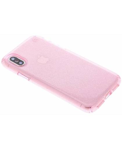 Apple Speck Presidio Glitter Hoesje Apple iPhone X Roze