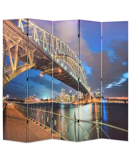 vidaXL Kamerverdeler inklapbaar Sydney Harbour Bridge 200x170 cm