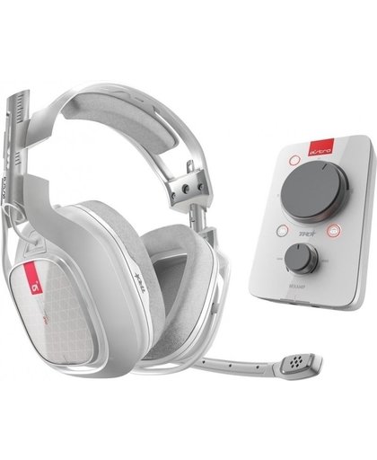 Logitech A40 TR + MixAmp Pro TR hoofdtelefoon Stereofonisch Hoofdband Wit