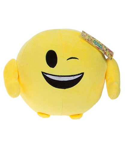 Gosh! Designs knuffel Imoji Ball knipoog 18 cm pluche geel