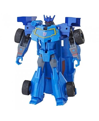 Hasbro transformer Cyberverse Soundwave jongens blauw 10 cm