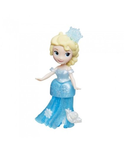 Hasbro Disney Frozen speelfiguur Elsa 9 cm blauw