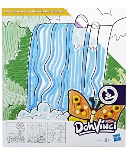 Play Doh DohVinci kunstbordenset vlinder 3 delig 19 x 22 cm