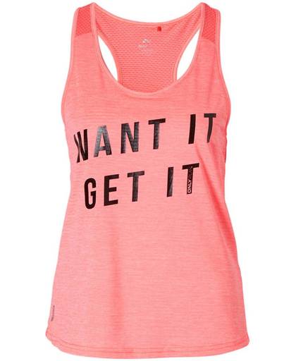 Only Play - Kim Loose Training Tank Top - Sporttop - Vrouwen - Roze - Maat S