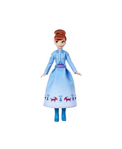 Hasbro Disney Frozen tienerpop Anna 28 cm meisjes blauw
