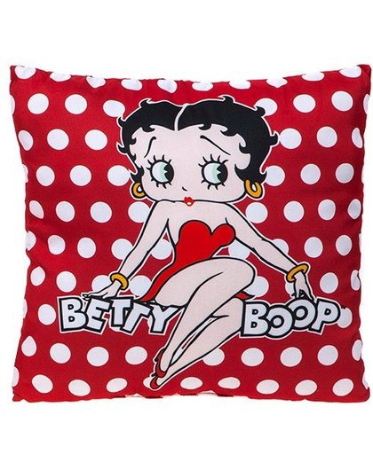 Kamparo kussen Betty Boop 35 x 35 cm rood/wit