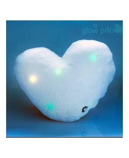 Glow pillow hartvormig led kussen