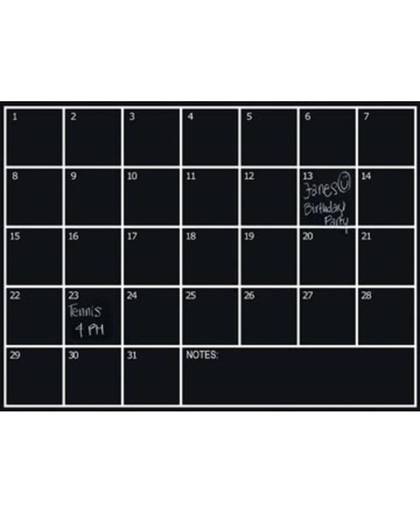 Naga zelfklevende krijtbordfolie maandplanner ft 70 x 100 cm