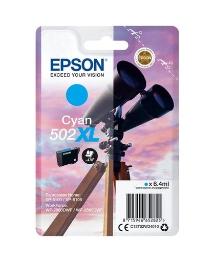 Epson Singlepack Cyan 502XL Ink inktcartridge