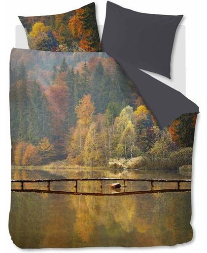Beddinghouse Autumn Waters dekbedovertrek 2-persoons (200x200/220 cm + 2 slopen)