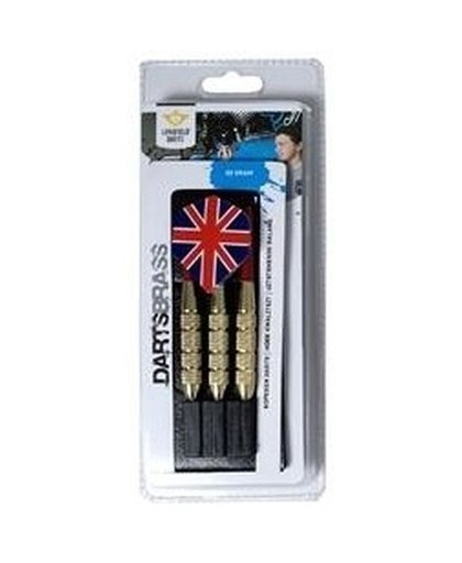 Longfield dartpijltjes set 22 grams Engelse/Britse vlag Multi