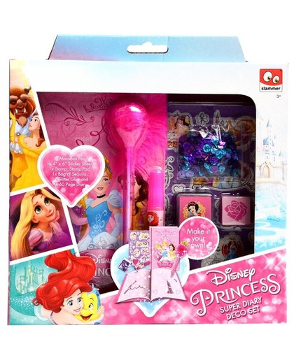 Disney Princess maak je eigen dagboek set voor meisjes Multi