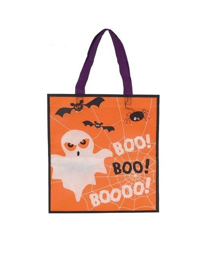 Halloween - 3x Halloween tas voor snoep oranje Oranje