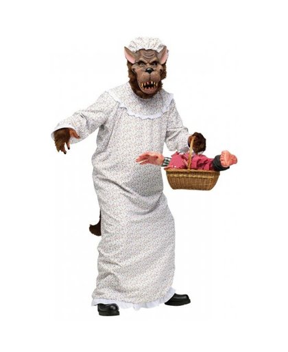 Halloween - Grote boze wolf kostuum voor volwassenen XL Multi