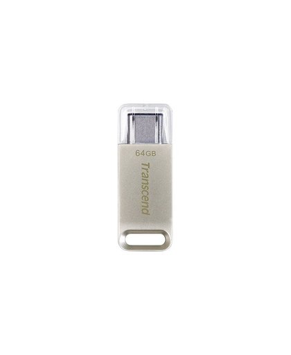 Transcend JetFlash 850 64GB 64GB USB 3.0 (3.1 Gen 1) Type-C Goud USB flash drive