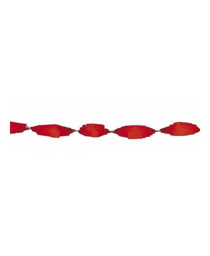 Crepe slinger rood 6 meter