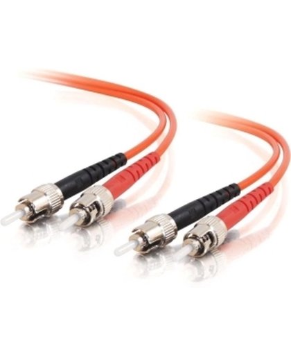 C2G 85471 Glasvezel kabel 5 m OFNR ST Oranje