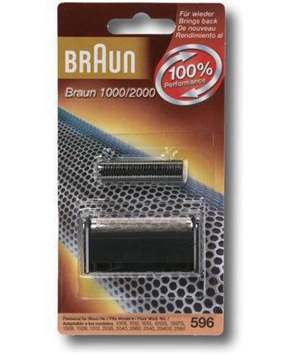 Braun CP596 CombiPack, grille et couteau pour rasoir électrique Braun Série 1000 / 2000