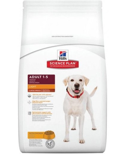 hill s Hill&#39;s Science Plan Canine Adult Large Breed Light 18kg