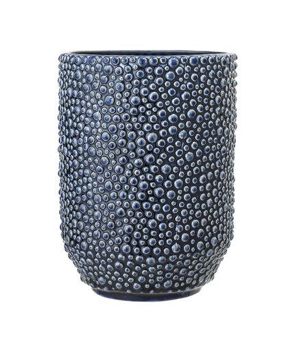 bloomingville Vase Céramique 20.5 cm Bleu