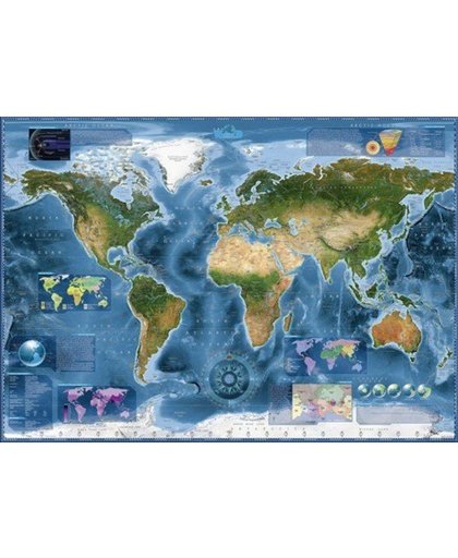 heye Puzzle - Satellite Map de Rajko Zigic - 2000 Pièces