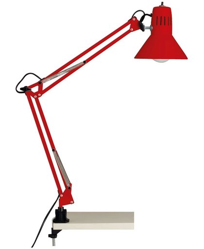 brilliant Lampe de bureau à fixation  serre joint  HOBBY 1x40W E27 ROUGE - BRILLIANT - 10802_01