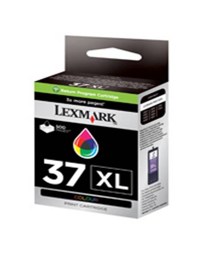 Lexmark #37XL Colour Return Programme Print Cartridge inktcartridge Cyaan, Magenta, Geel