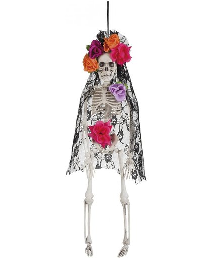 vegaooparty Squelette veuve mexicaine Dia de los muertos 40 cm Taille Unique