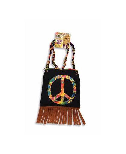Hippie schoudertas peace