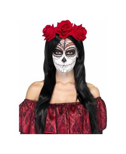 Day of the dead rozen haarband