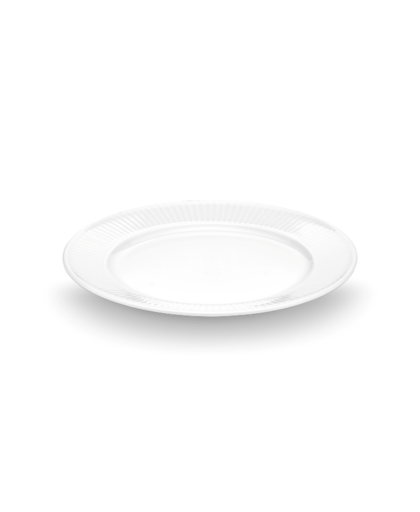 pillivuyt Assiette plate 20 cm en porcelaine blanche &#39;Plissé&#39; de Pillivuyt
