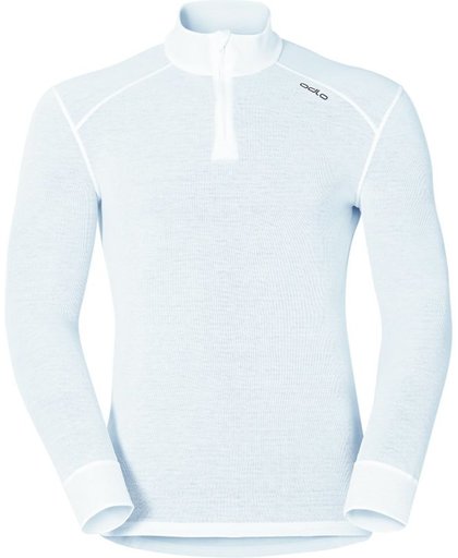 Odlo T Shirt ML Warm Zip White Sous-vêtements techniques