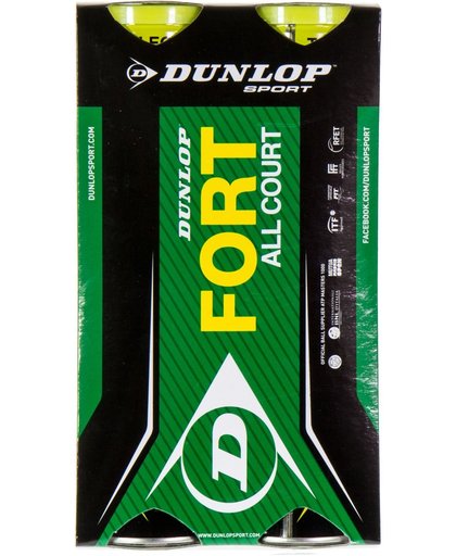 Dunlop Bipack De 4 Balles Dunlop Fort Tournament Select