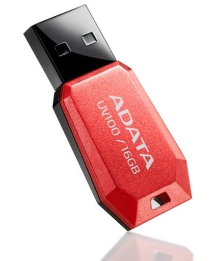 adata AUV100-8G-RRD - ADATA DashDrive UV100 - Clé USB - 8 Go - USB 2.0 - rouge