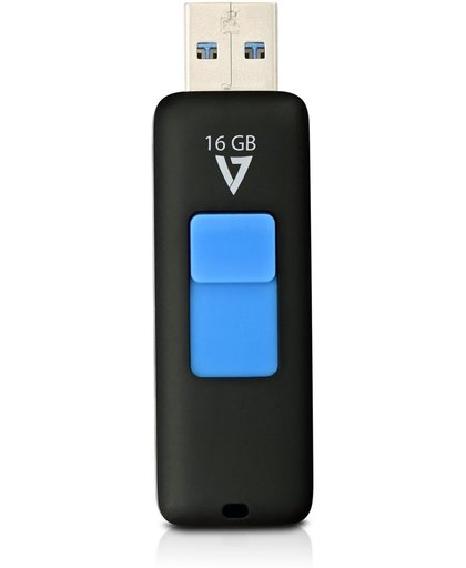 V7 J153304 16GB USB 3.0 (3.1 Gen 1) USB-Type-A-aansluiting Zwart USB flash drive
