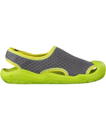 Crocs - Kid&#39;s Swiftwater Sandal taille C11, vert/gris/noir