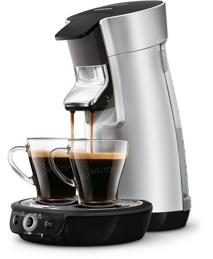 Senseo Viva Café HD7831/11 koffiezetapparaat Vrijstaand Koffiepadmachine Zilver 0,9 l 6 kopjes Volledig automatisch