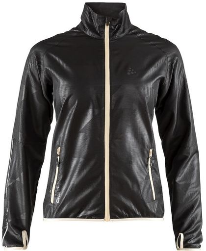 Craft - Women&#39;s Eaze Jacket - Veste de running taille L, noir/gris