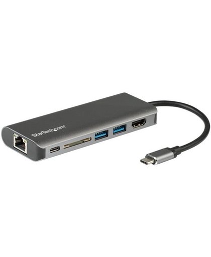 StarTech.com USB-C 6-in-1 multiport adapter met HDMI SD kaartlezer 2xA 1xC 60W PD 3.0 hub