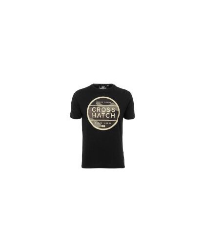 Crosshatch Men's Watkins T-Shirt - Black - M - Zwart