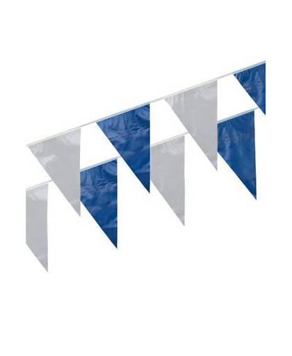 Vlaggenlijnen kobalt blauw en wit