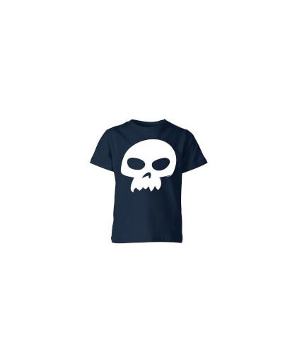 Toy Story Sids Skull Kinder T-shirt - Navy - 7-8 Years - Navy blauw