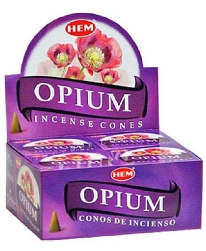 HEM Wierook Kegel Opium (12 pakjes)