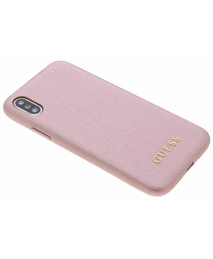 guess Coque iPhone GUESS Coque Iridescent pink IPX