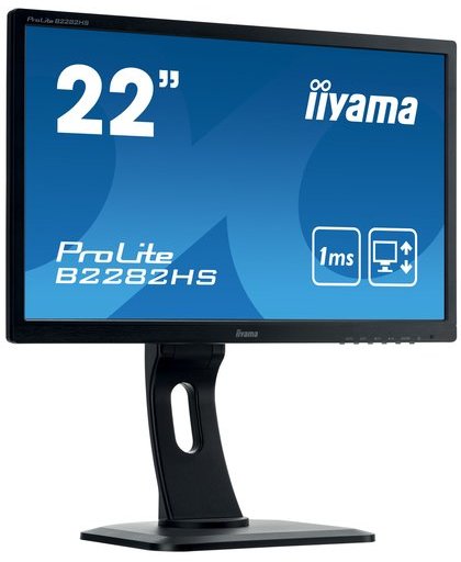 iiyama ProLite B2282HS-B1 computer monitor 54,6 cm (21.5") Full HD LED Flat Mat Zwart