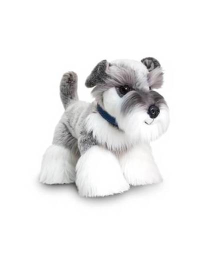 Keel toys pluche schnauzer hond knuffel 30 cm
