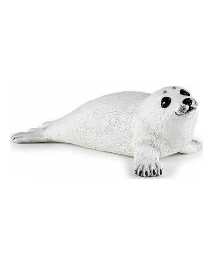 Plastic liggende zeehond pup 8 cm